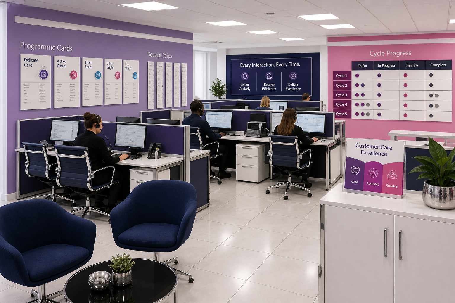 Back-office customer support outsourcing resolved cycle