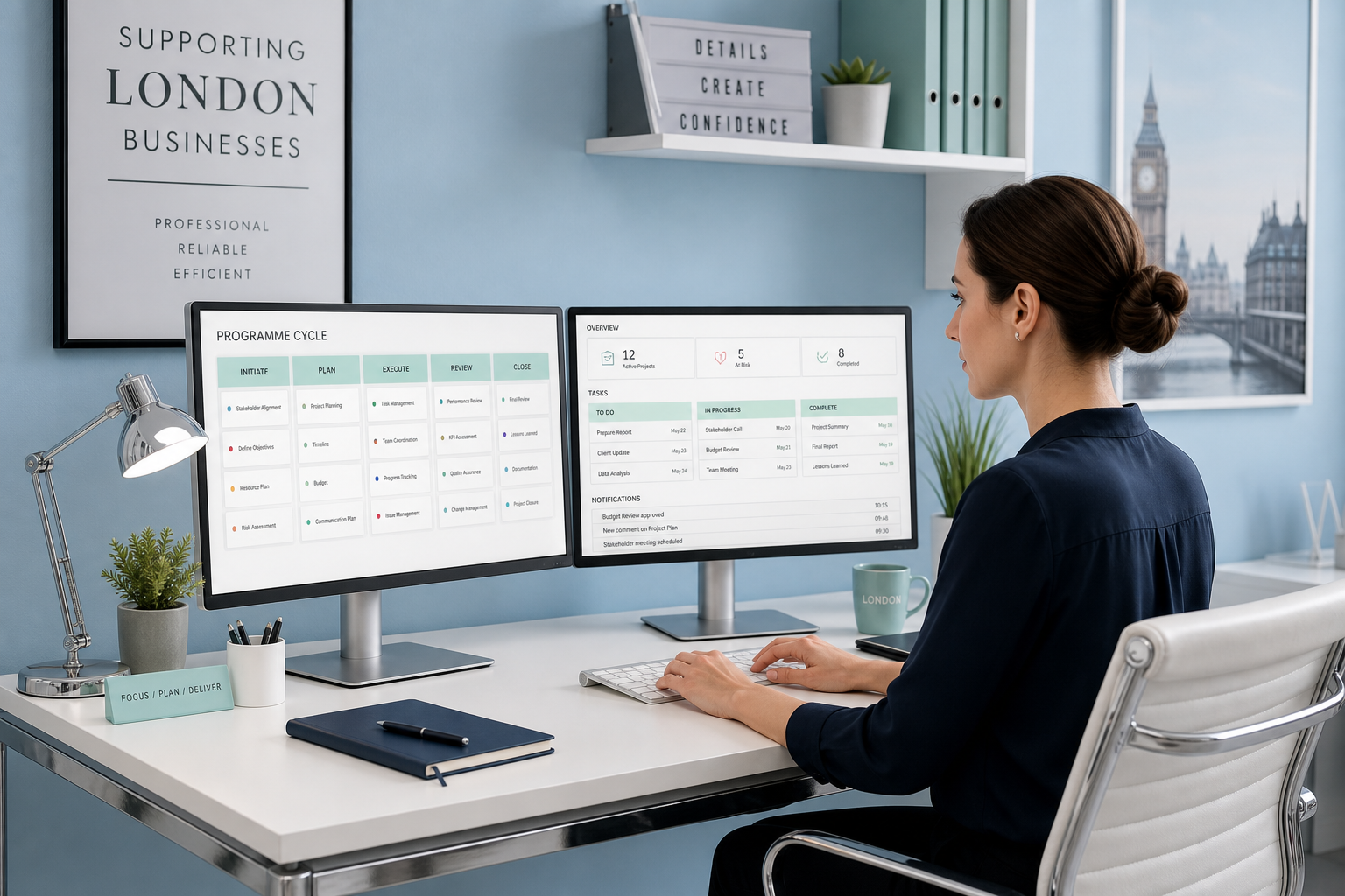 Virtual assistant remote office support environment